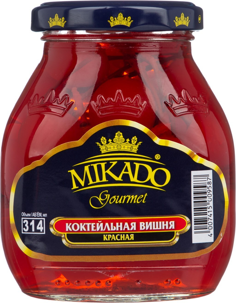 Вишня коктейльная Mikado красная, 314 г #1