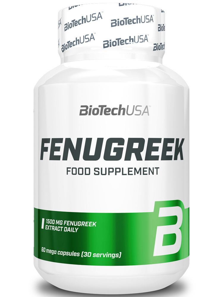 Экстракт пажитника BiotechUSA Fenugreek 60 капс (капсулы массой 1260 мг ...