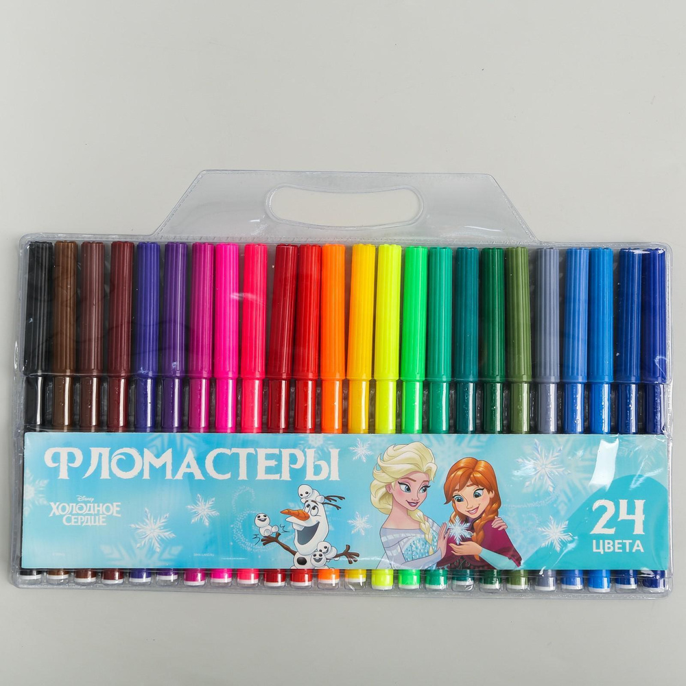 Набор фломастеров Disney, 24 шт. - купить с доставкой по выгодным ценам ...