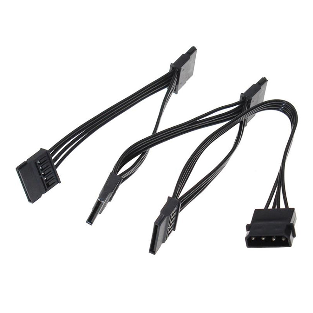 Molex 4-контактный IDE на 5 SATA 15-контактный кабель-разветвитель ...