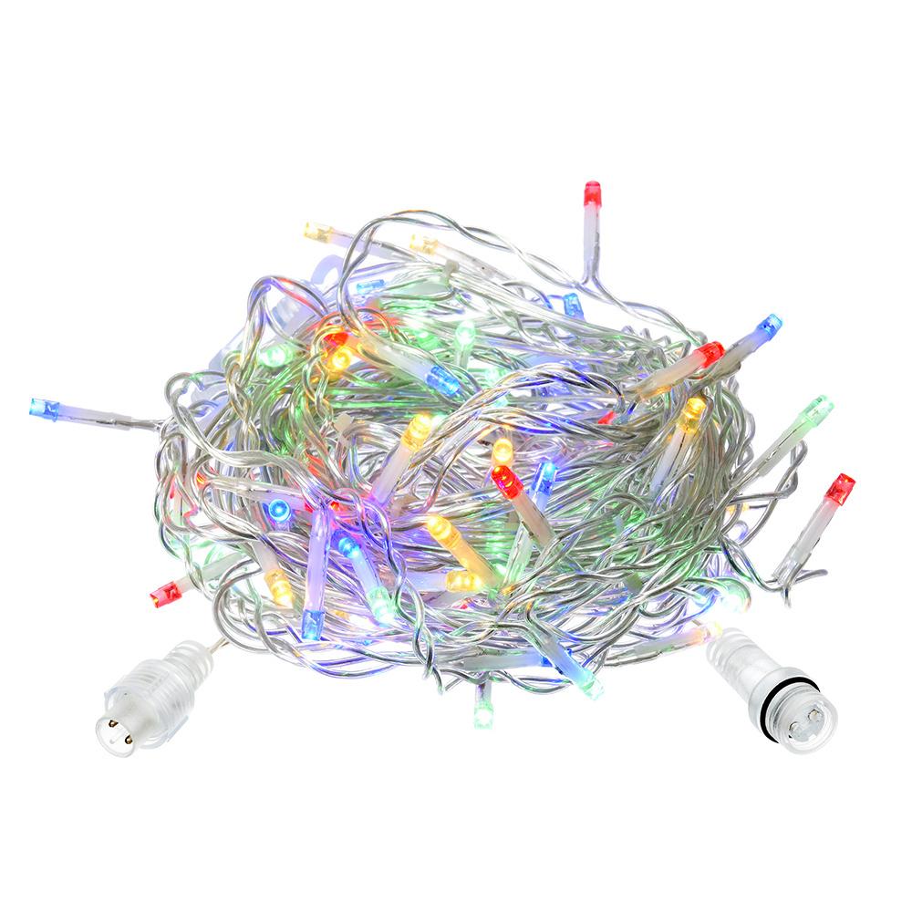 Vegas Электрогирлянда-конструктор "Бахрома" 72 разноцветных LED ламп, 18 нитей, прозрачный провод, 3х0,6 #1