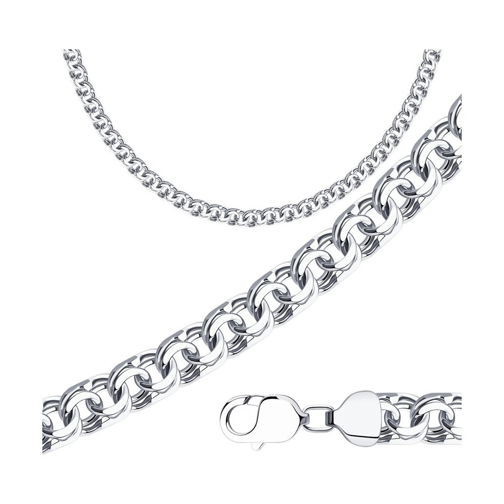 SOKOLOV цепь из серебра с алмазной гранью 968141204