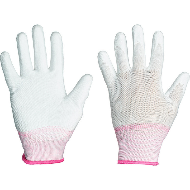 Перчатки защитные нейлоновые с полиуретановым покрытием размер 7  #1