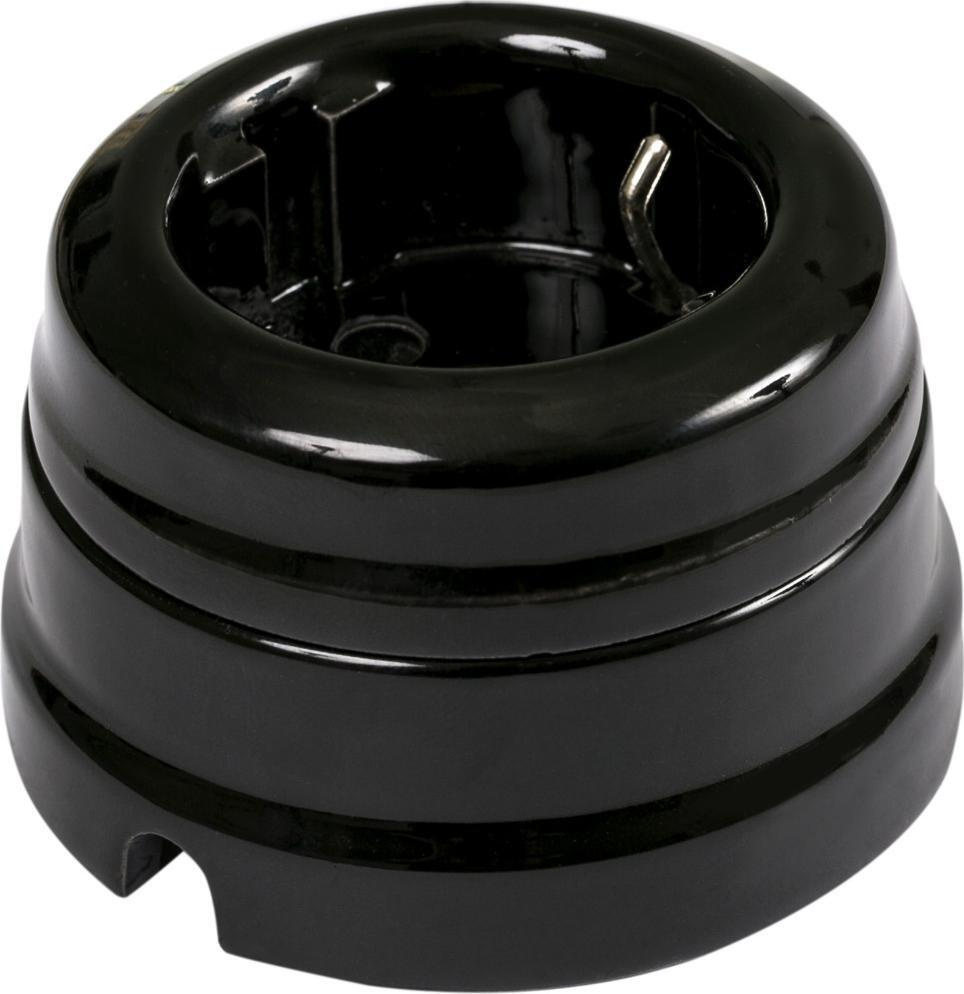 Розетка ретро фарфоровая , двухполюсная, с заземляющим контактом ...