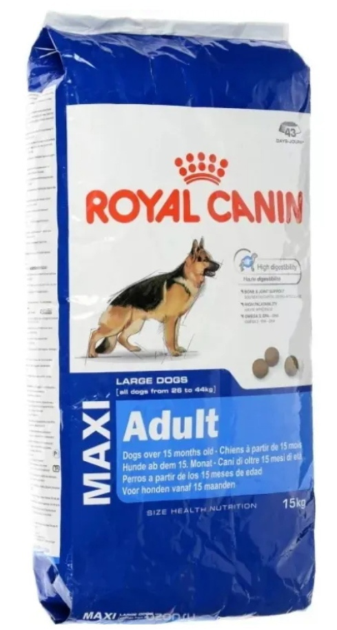 Сухой корм для собак Royal Canin Maxi Adult 15 кг - купить с доставкой ...