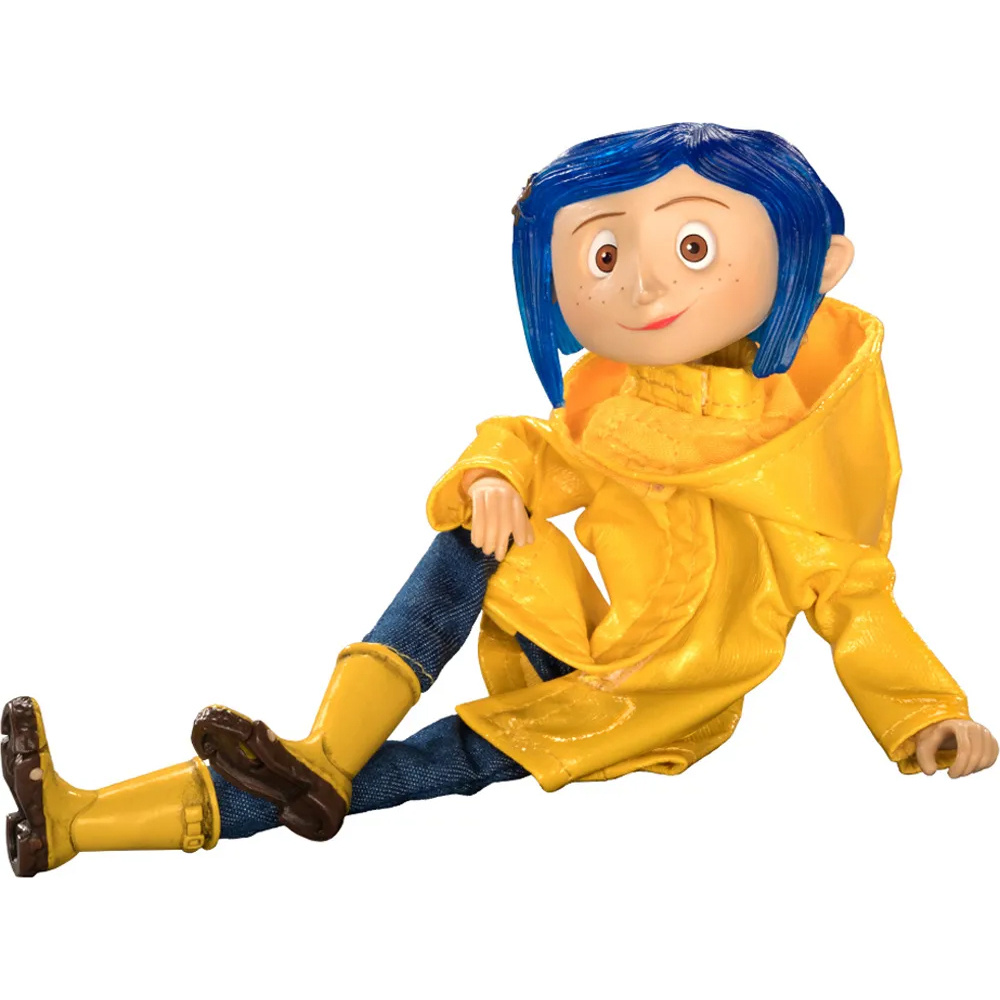 Фигурка Коралина в стране кошмаров Coraline in Raincoat (подставка, 18 см)