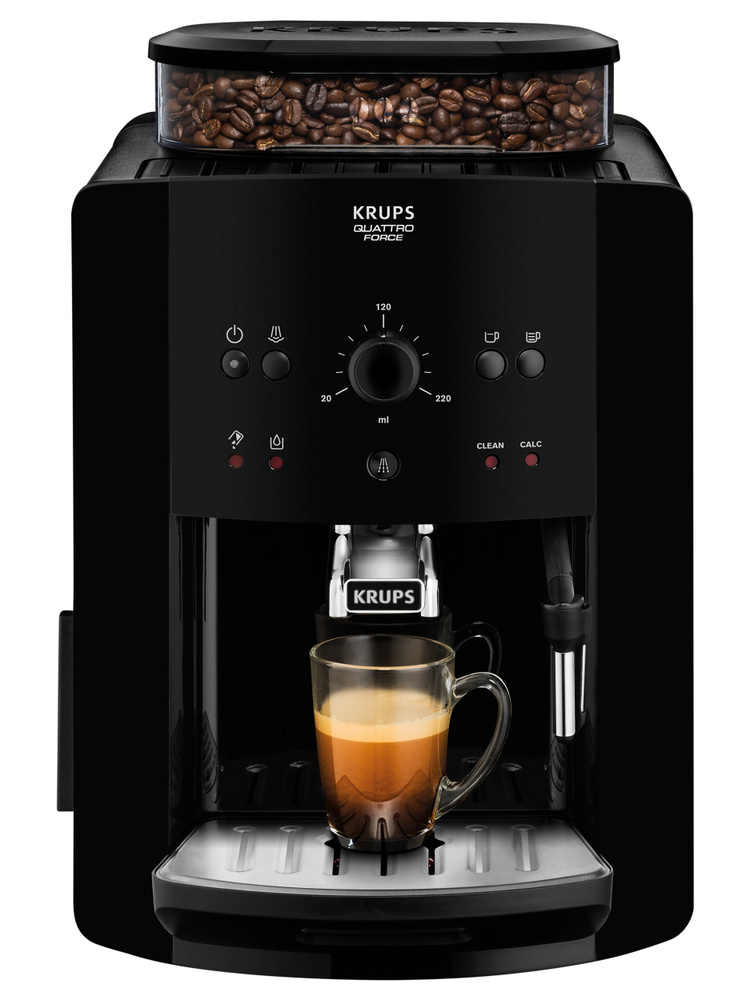 Автоматическая кофемашина Krups Arabica, черный купить по выгодной цене ...