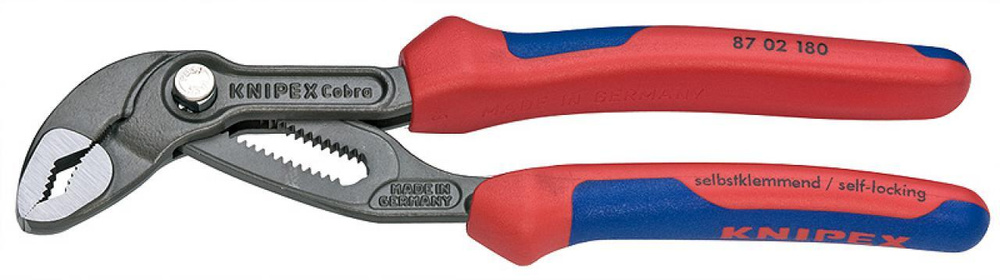 Высокотехнологичные сантехнические клещи Cobra Knipex 180мм KN-8702180  #1