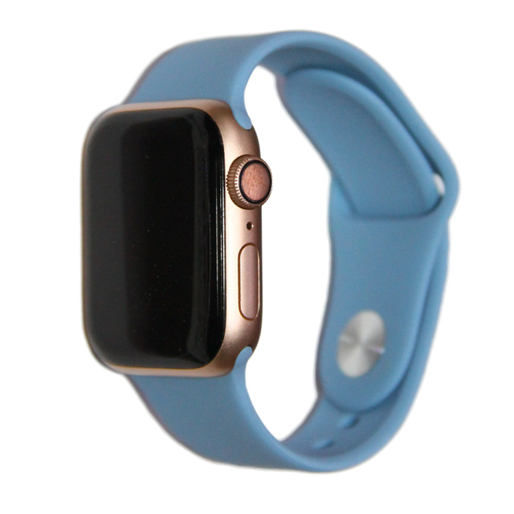 Ремешки для Watch 42/44/45/49 mm Sport Band силиконовый (размер L) <небесно-синий> #1