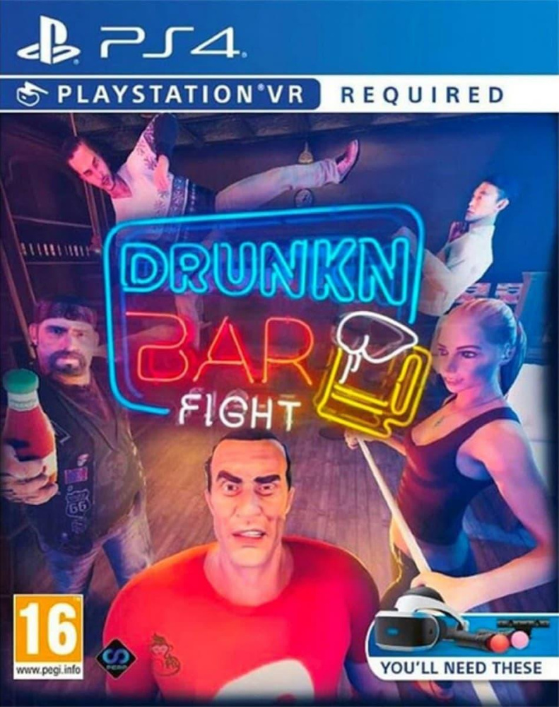 Игра Drunkn Bar Fight Только для PS VR (PlayStation 4, Английская версия)