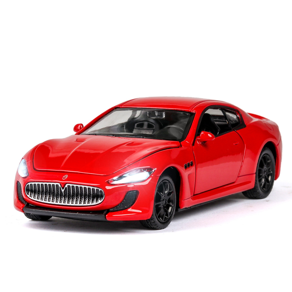 Модель металлическая Maserati Granturismo MC Stradale 1:32 инерционная,  открывающиеся двери , машинка коллекционная - купить с доставкой по  выгодным ценам в интернет-магазине OZON (487712993)