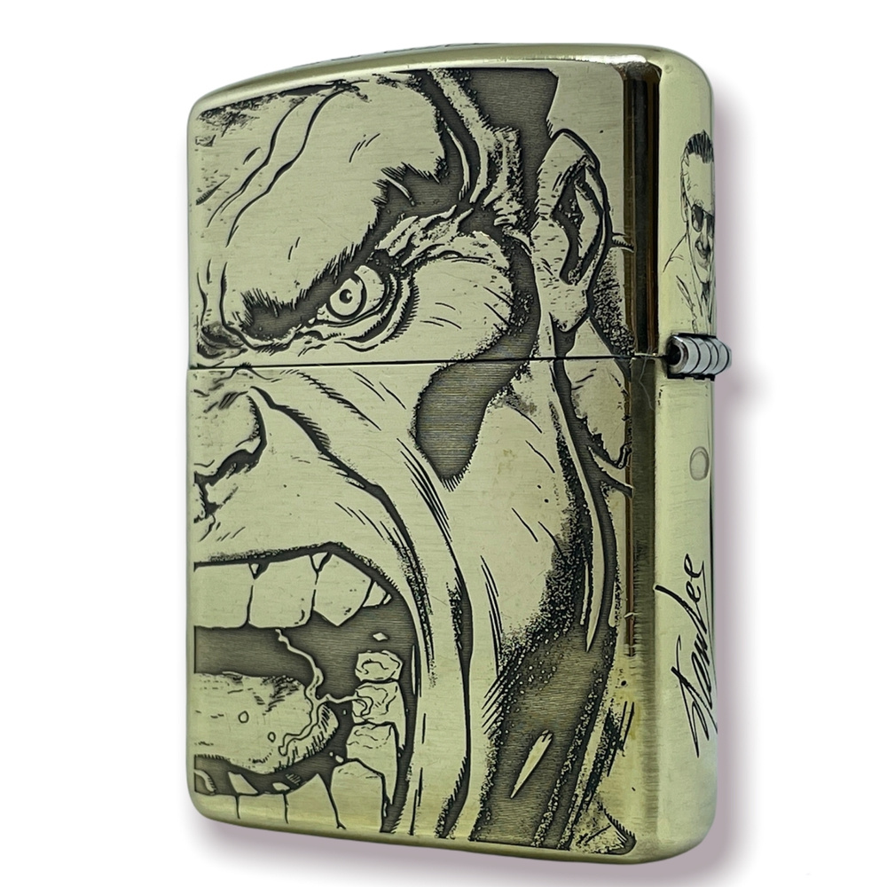 Зажигалка бензиновая Zippo Armor с гравировкой Hulk - купить с доставкой по  выгодным ценам в интернет-магазине OZON (393971627)