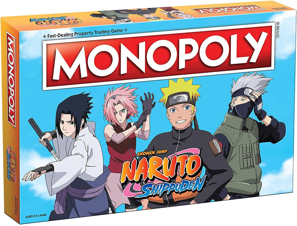 Monopoly / Монополия Настольная игра Naruto (Наруто) Monopoly на английском языке  #1