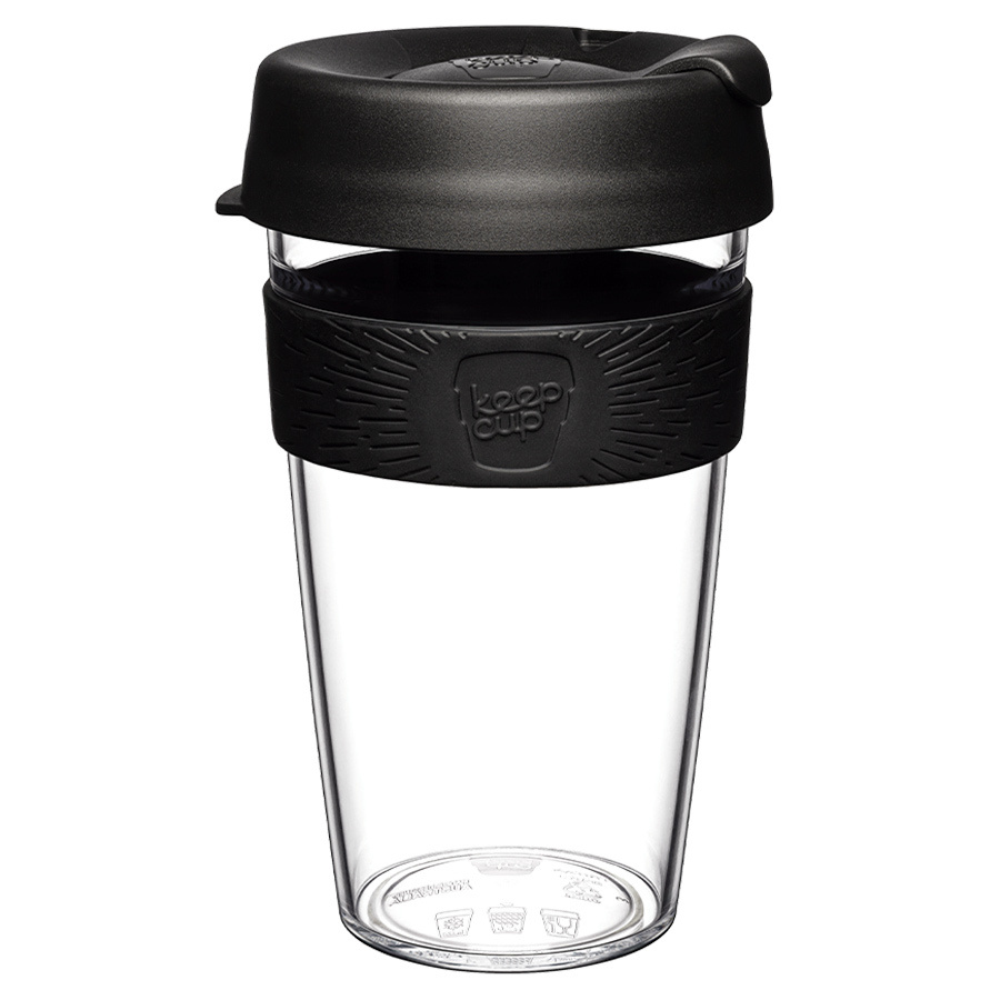 Кружка KeepCup Original L 454 мл Clear Black #1