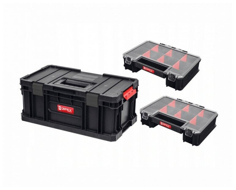 Набор QBRICK SYSTEM  TWO TOOLBOX 200 + 2 шт. ORGANIZER MULTI  526 x 307 x 221mm #1