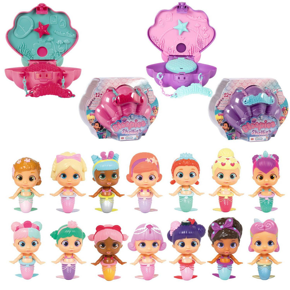 Кукла IMC Toys Bloopies Shellies Русалочка 14 видов в коллекции