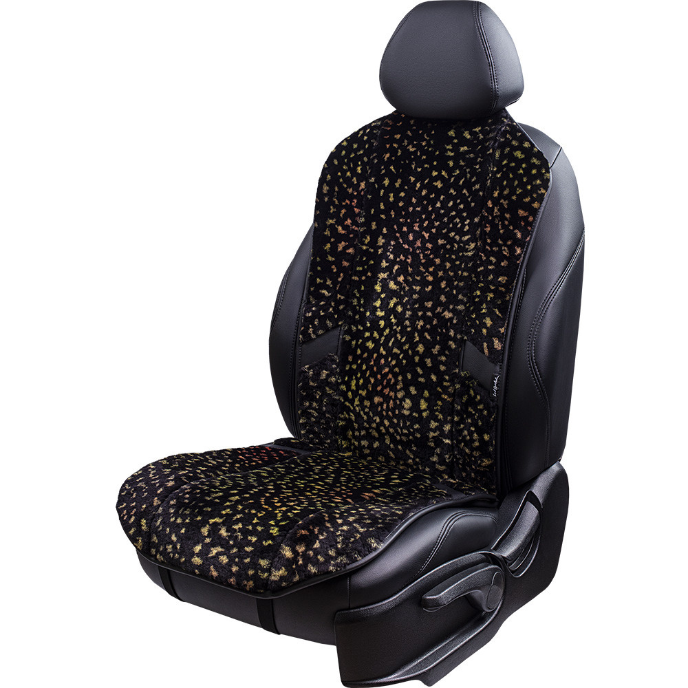 Накидки для сидений Lord AutoFashion / авточехлы для сидений универсальные / Накидка "Меховая" (натур. #1