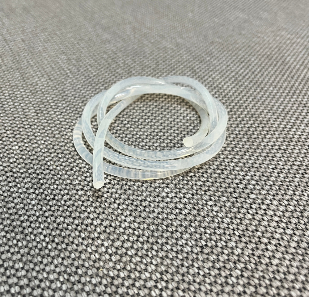 Шнур круглый силиконовый  диаметр 2мм,  длина 1 метр #1