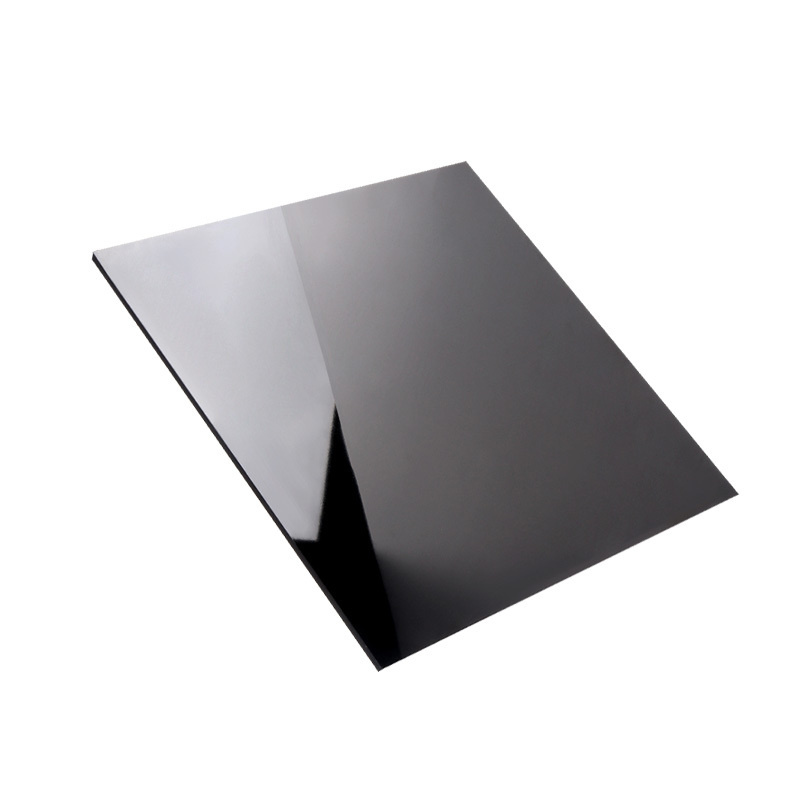 Оргстекло / пластик / полистирол черный листовой, размером 50х50 см, толщиной 2 мм.  #1