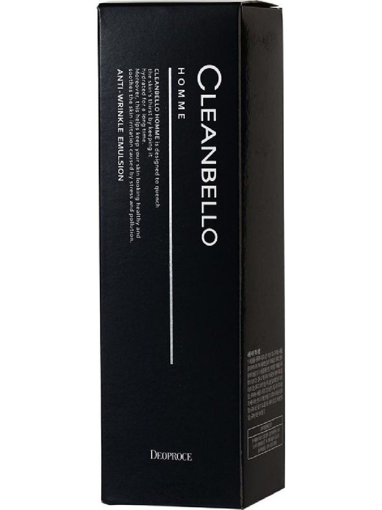 DEOPROCE HOMME Тоник для лица. Мужской антивозрастной CLEANBELLO HOMME ...