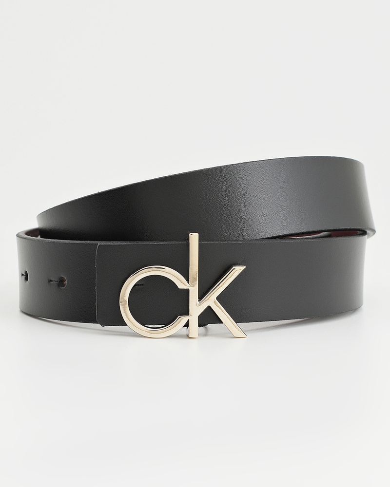 Ремень женский Calvin Klein Re-Lock Rev Belt 30Mm, цвет черный - купить с  доставкой по выгодным ценам в интернет-магазине OZON (470914429)