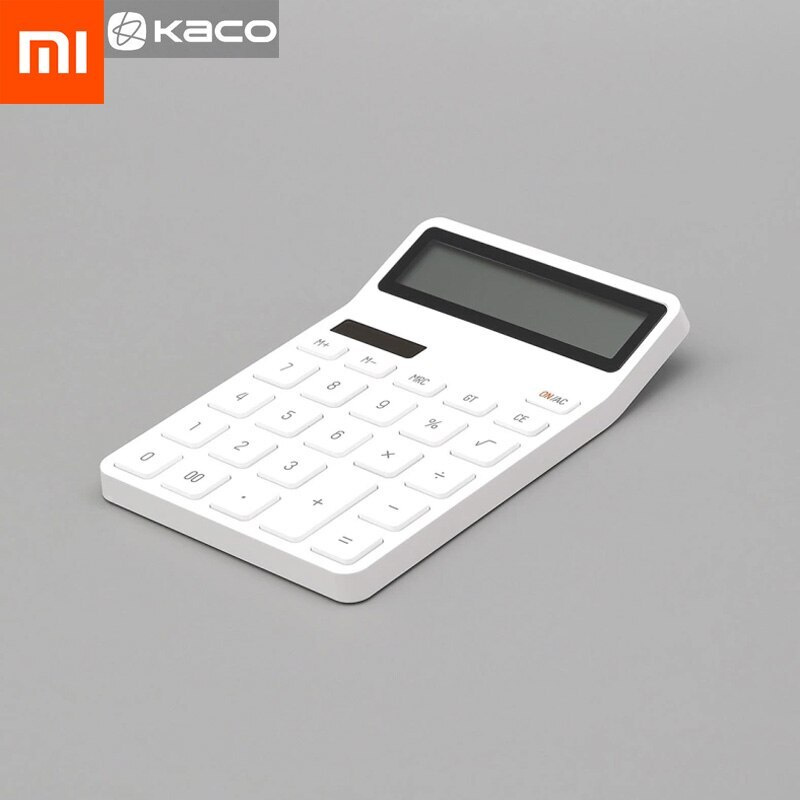 Калькулятор тактильный Xiaomi LEMO Desktop Calculator белого цвета #1