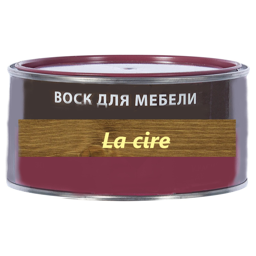 Воск для мебели La cire 0,5 л, наносится тканью, цвет получается ровный, без разводов. Красиво подчеркивает #1