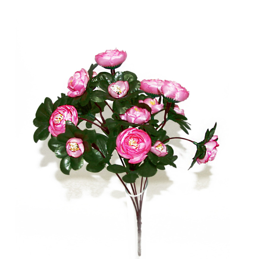 Купить Декоративный, искусственный букет цветов Камелия, 45-50 см (розовый)по выгодной цене в интернет-магазине OZON.ru (923271630)