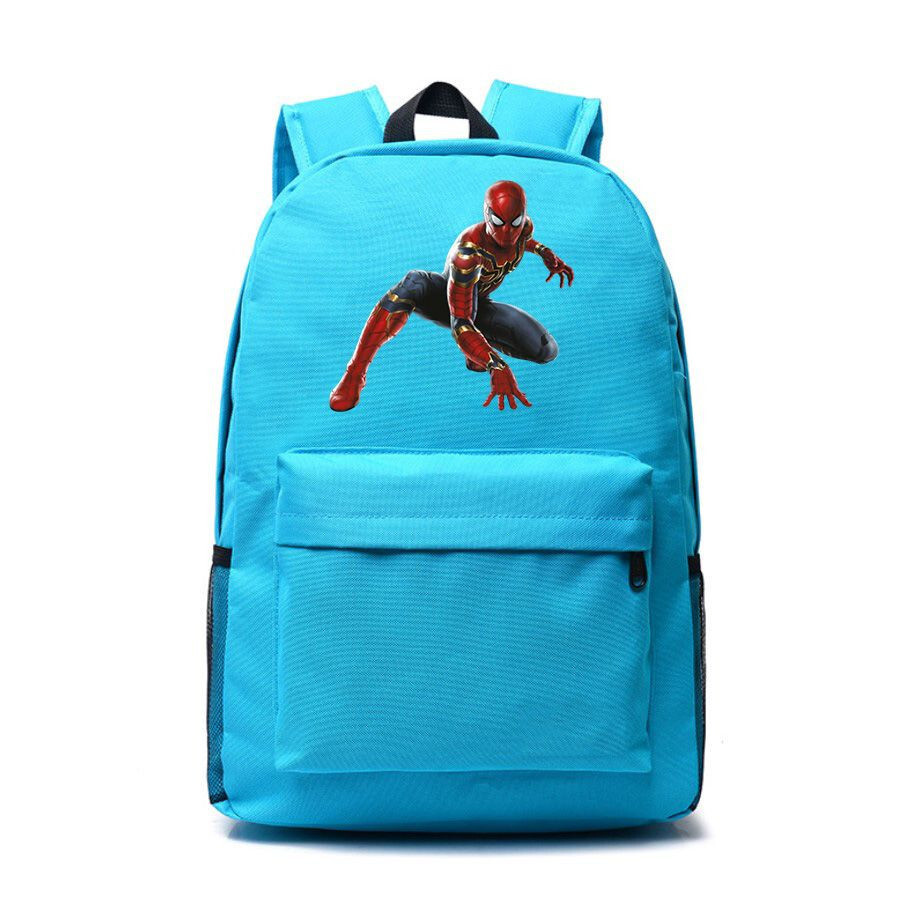 Рюкзак Железный - Человек паук (Spider man) голубой №4 - купить с доставкой  по выгодным ценам в интернет-магазине OZON (346667515)