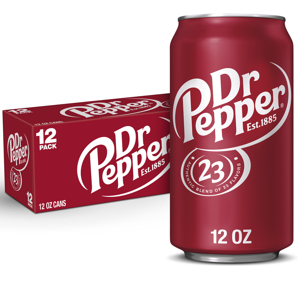 Газированный напиток Dr.Pepper classic (Доктор Пеппер) 12 шт по 355 мл (США)  #1