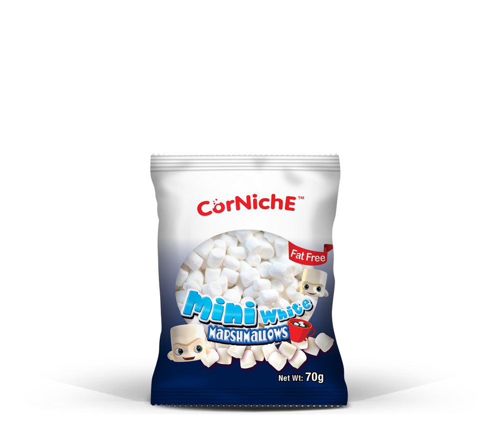 Мини Маршмеллоу Белый CORNICHE (Marshmallows White) 70 г - купить с  доставкой по выгодным ценам в интернет-магазине OZON (564618284)