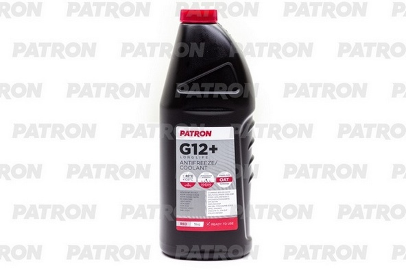 Антифриз 1кг (0,87л) - красный готовый PATRON RED G12 PATRON PCF2001 #1