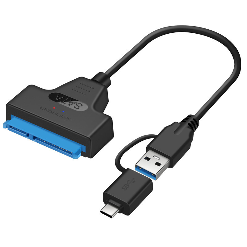Адаптер переходник - кабель SATA - USB3.0 - USB3.1 Type-C для жесткого ...