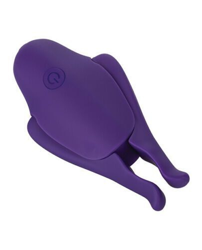 Фиолетовые виброзажимы для сосков Nipple Play Rechargeable Nipplettes #1