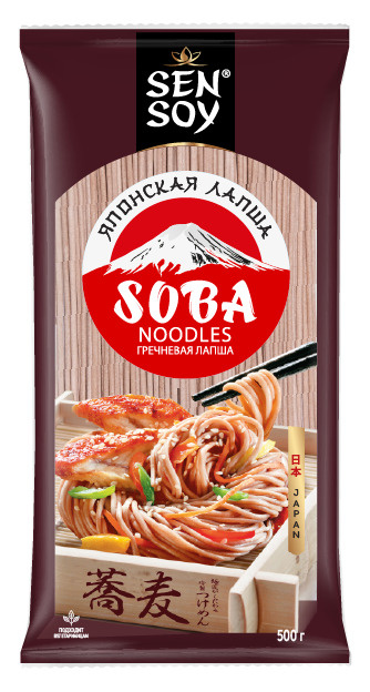 Лапша гречневая Соба Sen Soy Premium Soba, 500 г #1