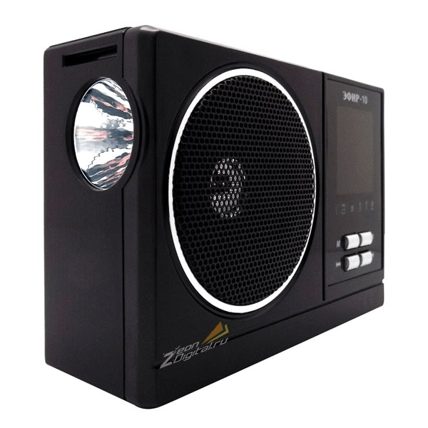 Радиоприемник портативный Сигнал Эфир-10 черный купить по низкой цене с ...