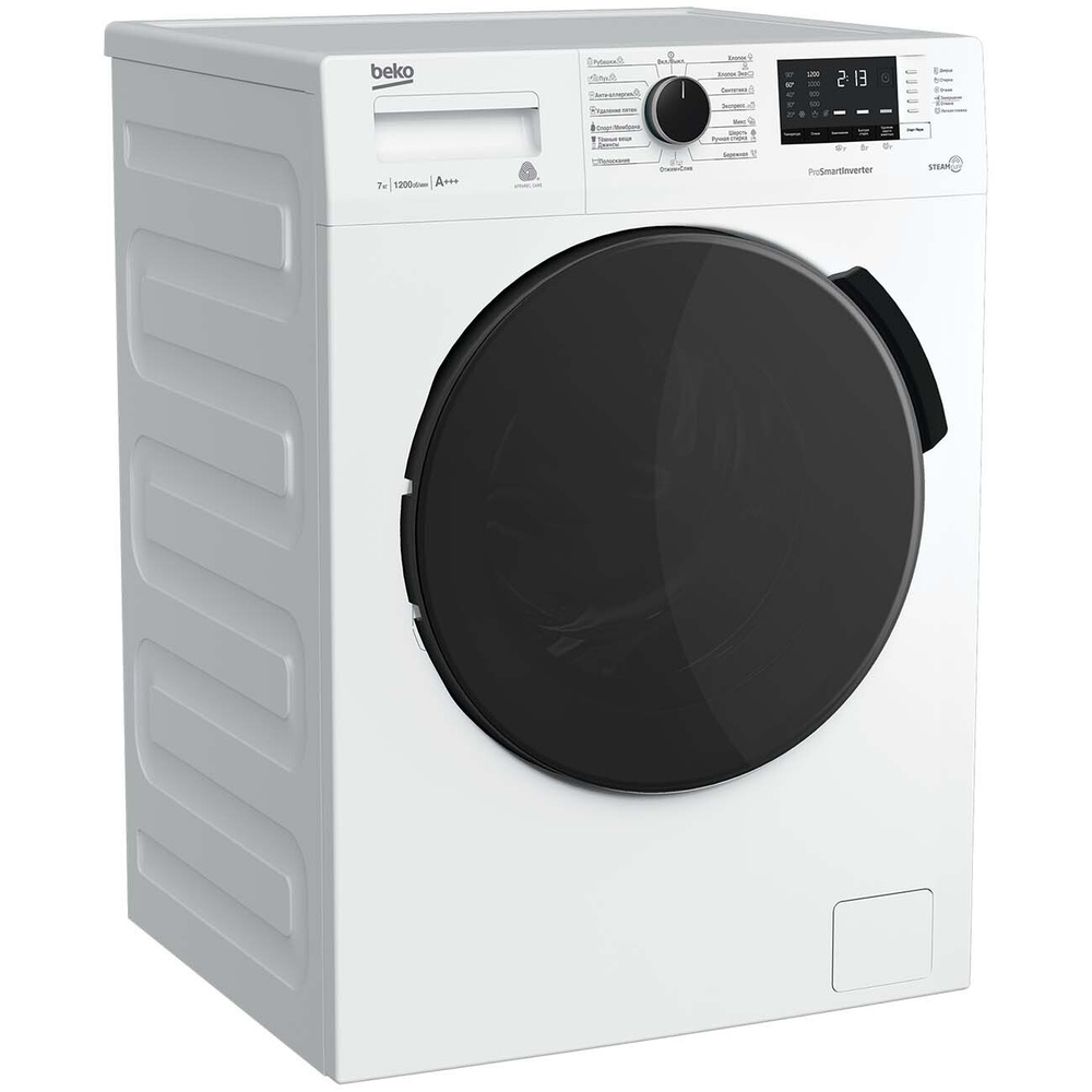 Стиральная машина Beko WSPE7612W, белый, черный - купить по выгодной цене в  интернет-магазине OZON (681849169)