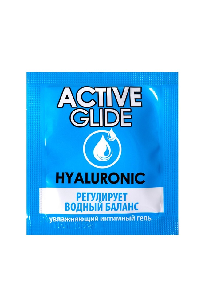 Увлажняющий интимный гель ACTIVE GLIDE HYALURONIC (в упаковке 5 шт)  #1