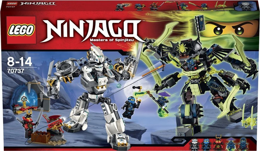 Конструктор LEGO NinjaGo Битва механических роботов (LEGO 70737 ...