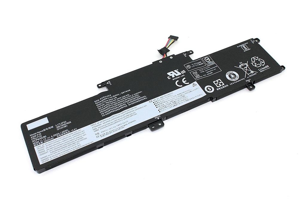 Аккумуляторная батарея для ноутбука Lenovo ThinkPad Yoga L380 (L17C3P53) 11.1V 45WH #1