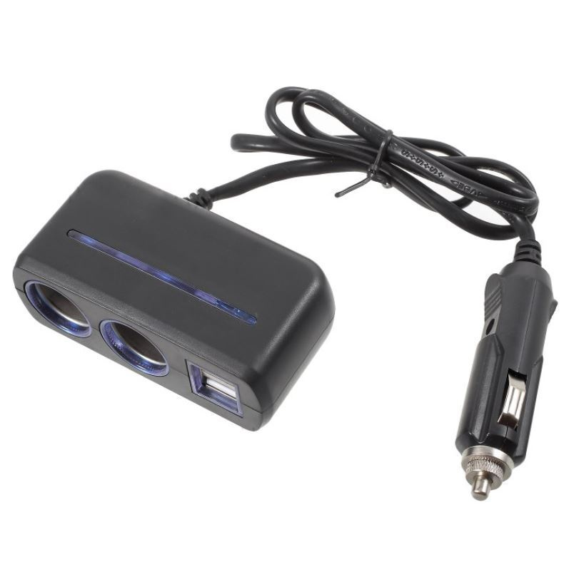 Автомобильный разветвитель прикуривателя OLESSON / переходник для ...