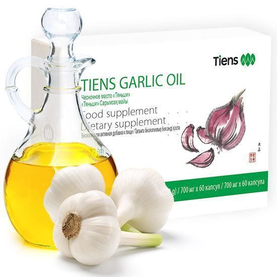 Чесночное масло, масляная настойка чеснока в капсулах, без примесей, 60 ...