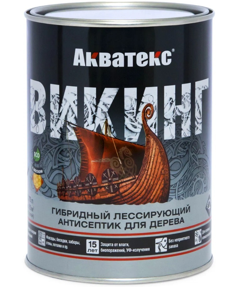 Акватекс Масло для дерева Биоцидная пропитка Викинг лессирующий ...