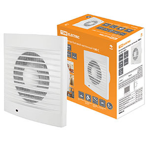 Вентилятор вытяжной d100 белый с индикатором TDM купить c доставкой на ...