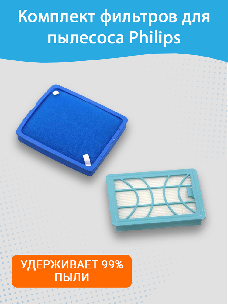 Комплект фильтров Hepair для пылесоса Philips #1