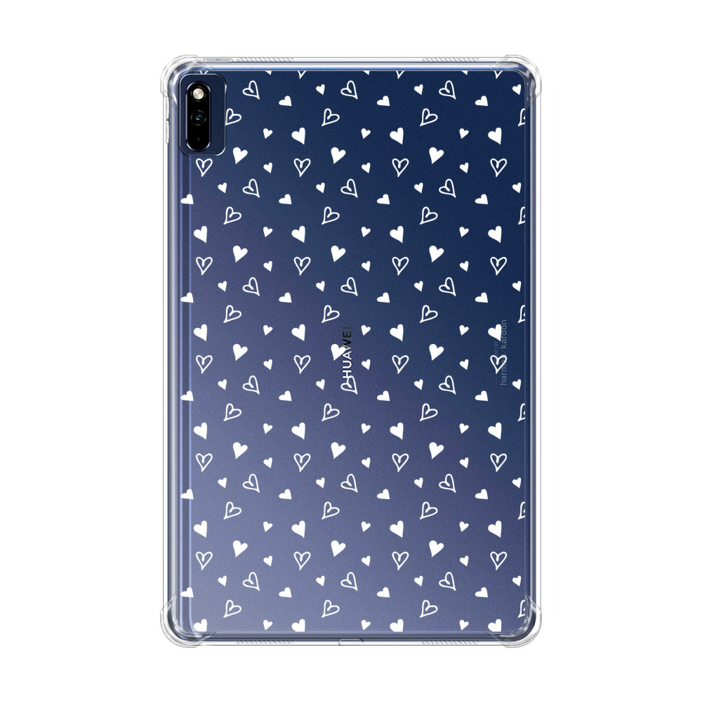 Противоударный силиконовый чехол для планшета HUAWEI MatePad 10.4 Белые ...