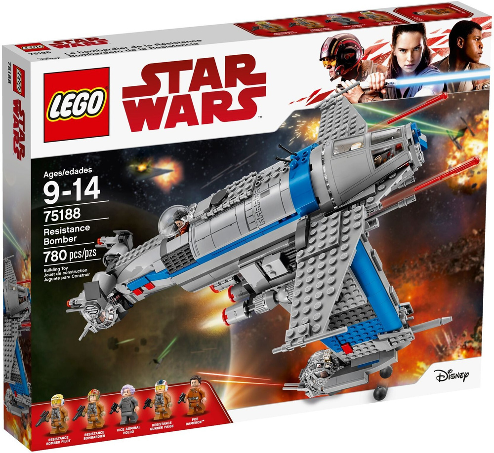 Lego star wars cheap resistance bomber 75188