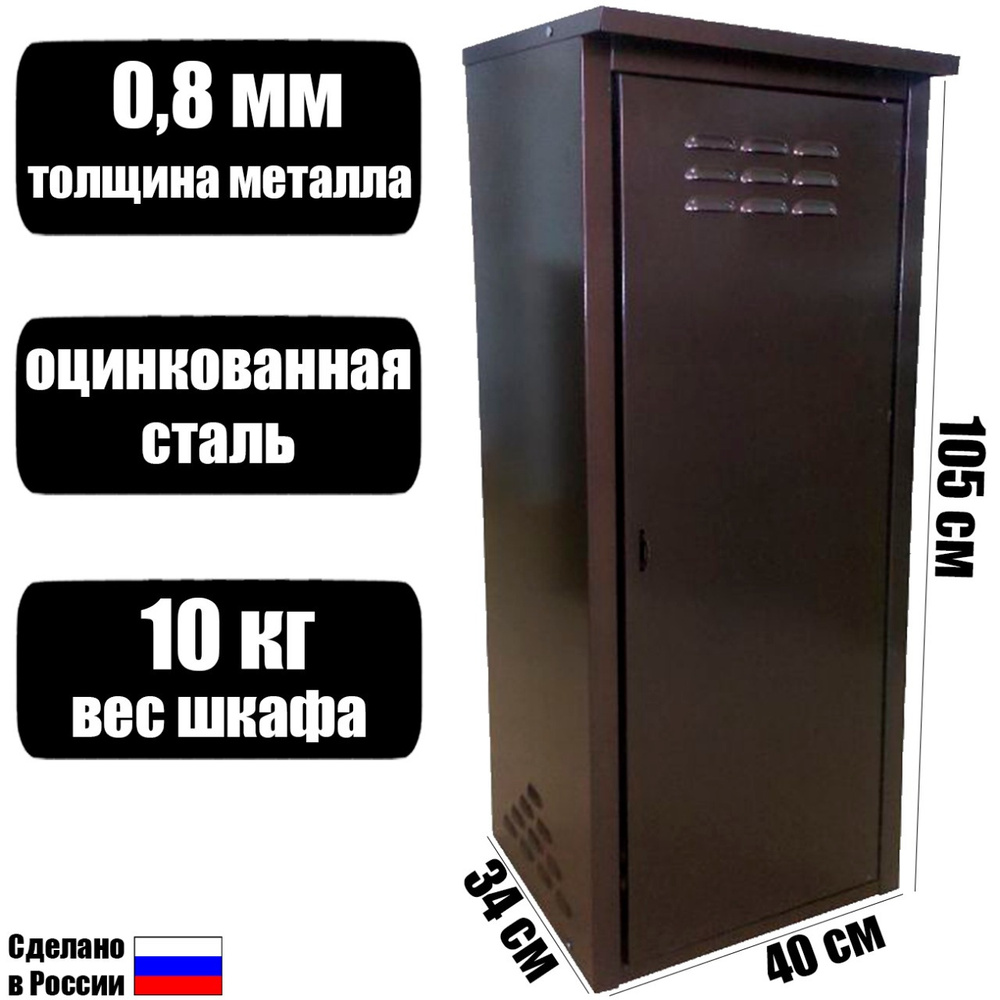 Петромаш Шкаф для газового баллона,Сталь,50л,40х34х105см - купить с ...