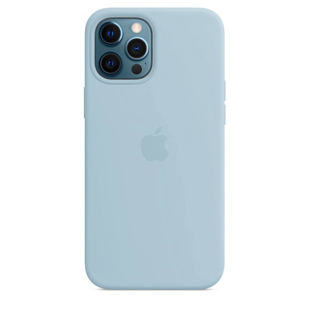 Чехол силиконовый МagSafe для iPhone 12 Pro Max / Анимация NFC / Айфон 12  Про Макс / Cloud Blue / Небесный Голубой - купить с доставкой по выгодным  ценам в интернет-магазине OZON (701023293)