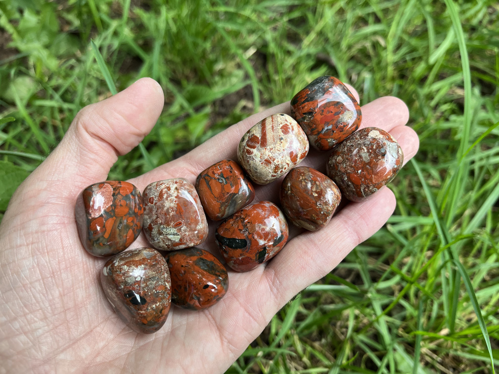 Галтовка яшма, фракция 20*30, упаковка 100 гр купить на OZON по низкой ...